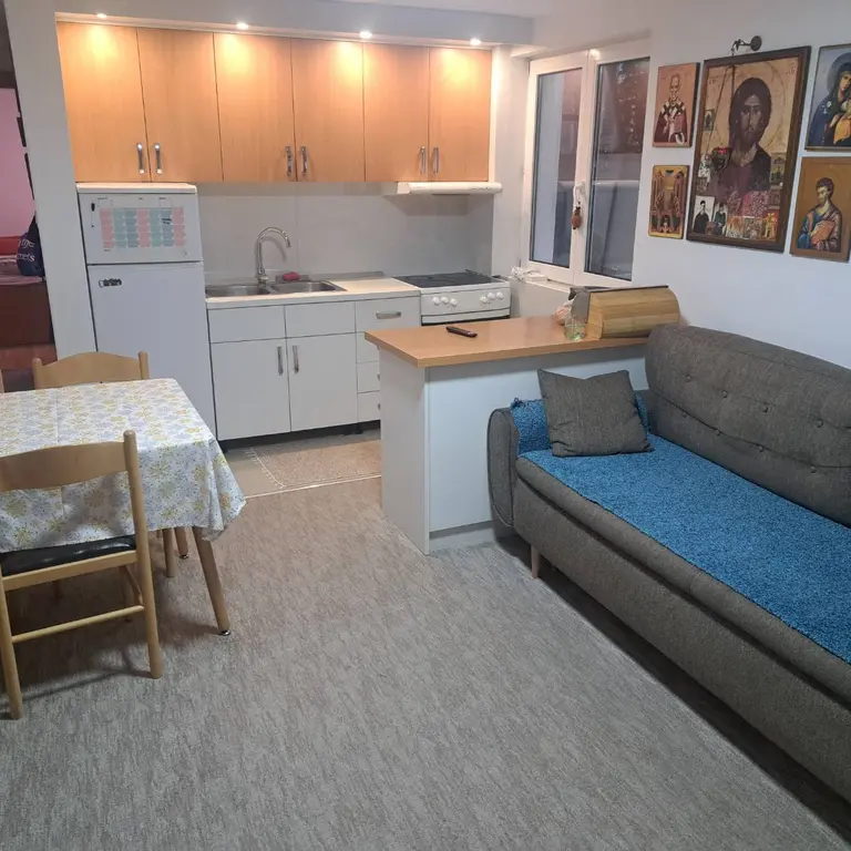 Dnevni boravak sa kuhinjom i trpezarijom