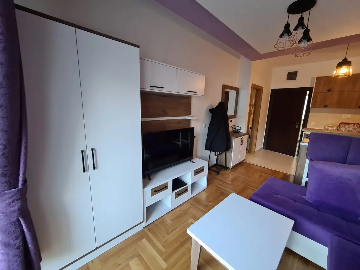 Dio dnevnog boravka gledano sa terase