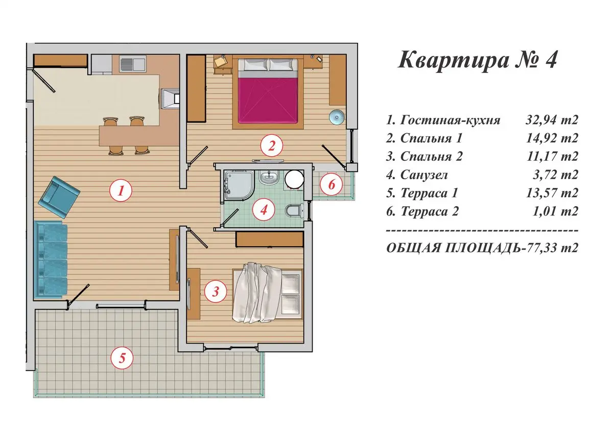 Skica stana